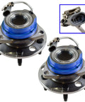 Front Left and Right Wheel Bearing and Hub Assembly Pair for Buick LeSabre Riviera Century Park Avenue With ABS 1992-1999 Models