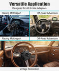 Shred The Pavement With This Universal Quick Release Steering Wheel Hub Adapter in racing, vintage and off-road applications.