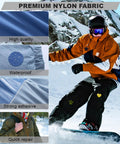 8 Pack Nylon Repair Patches Self Adhesive 7.87 By 5.9 Inch Waterproof Fabric Patches for outdoor gear repair in snowy mountains