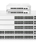 Stack of 48 Port Gigabit Smart Managed Switch With 4 SFP Plus Uplinks For SMBs, Plug And Play Networking Gear for easy setup.