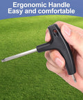 Dual Head Torx Wrench For Golf Clubs T20 And T25 With Universal Shaft Adapter And Weights Pro Grade Stainless Steel