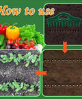 Instructions for using 12 Hole Digger Seed Spreader 7 Piece Seed Sowing Dispenser Set Tiny Handheld Seed Planter