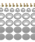 Roof Liner Repair Kit With 50 Headliner Pins For Sagging Auto Interior Ceiling Fabric Fix Grey Upholstery Pins displayed