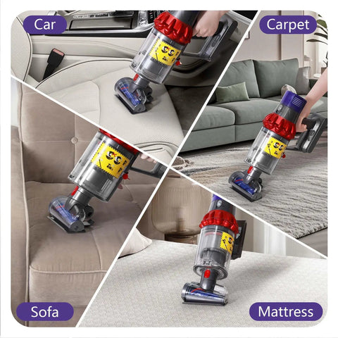 Mini Motorized Vacuum Brush Head For Dyson V7 V8 V10 V11 V15 cleaning car, carpet, sofa, mattress; pet hair removal attachment.