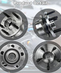 Beefed Up Pair Of Front Or Rear Wheel Hub And Bearing Assemblies 512460 for Ford Explorer 2011 Through 2019 and Interceptor 2013 Through 2019