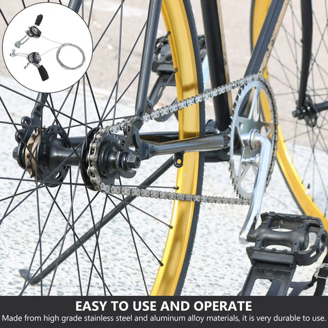 Bicycle drivetrain with highlighted Left And Right Bicycle Thumb Shifter Set Dope Upgrade For 3x7 3x8 21 24 Speed MTB Aluminum Alloy Brake