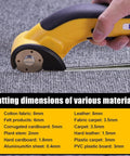 Heavy Duty Cordless Electric Scissors For Cardboard Box Cutter With Safety Lock And Rechargeable Battery Lightweight Power Tool cutting carpet.