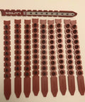 DX Cartridge Red 6.8 to 11 M10 Standard 27 Caliber Short 416474 ANSI A10.3-2006 compatible cartridges in a row