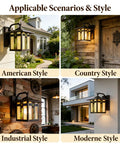 Vintage Tiffany Style Outdoor Wall Light With Stained Glass Shade for diverse settings American to Moderne style