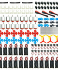18 Piece DC Motors Kit For DIY Projects With Mini Electric Hobby Motors 3V To 12V Up To 25000 RPM Strong Magnets Shaft Propeller