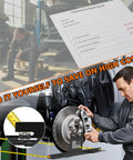 Heavy Duty Tire Alignment Tool Upgraded Automotive Alignment Kit in use for adjusting brake system on a vehicle.