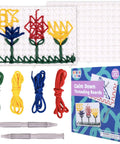 Calm Down Threading Boards Set Of 2 For Sensory Play And Focus, Autism And ADHD Therapy Toy With 2 Pens And 8 Laces