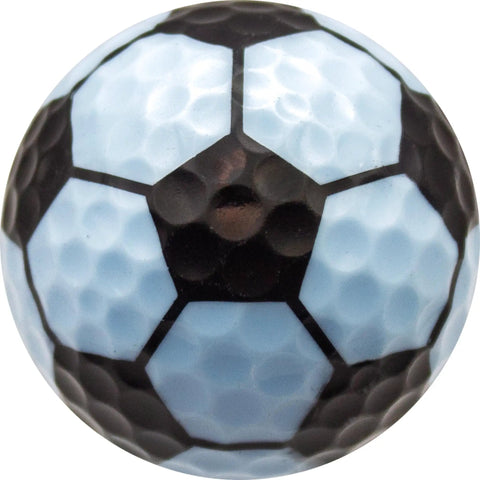 Soccer Themed Novelty Golf Balls 12 Pack With 360 Degree Soccer Design For Players Coaches Fans Tournaments League Play And Gift Ideas