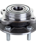 Front view of Front Wheel Hub And Bearing Assembly Replacement 2 Pack For Mitsubishi Lancer And 3000GT 5 Lug Front Hubs Without ABS OE Style.