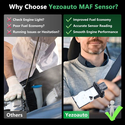 Mass Air Flow Sensor For Nissan Maxima 2016 2021 Pathfinder 2017 2020 Kicks 2018 2021 Rogue Sport 2017 2021 Versa 2018 2021 Altima 2016 2018 Sentra 2016 2019 And Infiniti QX60 2017 2020 OE 22680-5RB0A 22680-BV80B
