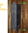Automatic Dust Collector Switch For Power Tools With Instant Kickstart And Extended Shutoff Delay to Dodge Breaker Trips, easy install view.