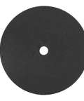 Top view of Beefy Bottle Jack Lift Pad High Strength 6 Ton Pad For Bottle Jacks Non Slip Saddle Pad, round with center hole.