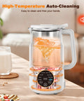 10 In 1 Plant Based Milk Maker All In One Kitchen Boss With 34 Oz Capacity 304 Stainless Steel in action on kitchen counter