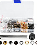 Built Dang Tough 420 Leather Grommet And Eyelet Kit With Three Heavy Duty Steel Punches for fabric and tarp use.