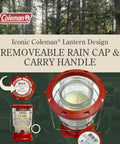 70+ Hour Citronella Outdoor Lantern With Easy Carry Handle And Hang Loop For Camping Picnics And Patio Ambience 6.7 Oz Red