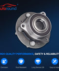 Plug And Play Front And Rear Wheel Bearing And Hub Assembly Fit For Chevy Equinox Malibu Trailblazer GMC Terrain Cadillac CT4 Buick Encore GX Regal Sportback TourX 2018 To 2024 2020 To 2022 AWD Compatible, close-up view