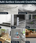 High Elasticity Concrete Crack Filler Self Leveling Quick Drying Waterproof Cement Crack Repair for multiple surfaces