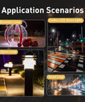Application scenarios for Dusk To Dawn Photocell Sensor For Outdoor Lighting 2 Pack Auto On Off Photoelectric Switch, including LED street lights and decorative lamps