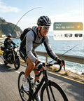 Cyclist wearing Kickass Photochromic Polarized Safety Glasses With UV400 Protection And Impact Resistant Build for outdoor ride.