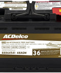 Top Shelf Group 48 Agm Battery Backed By 36 Month Warranty And Bulletproof Specs For Rv Campers Marine Boats And Work Trucks, AGM maintenance-free.