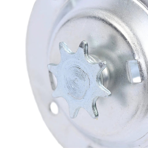 Close-up of metal gear in Replacement Gear Sprocket Kit For 1/3 To 1/2 HP Chain Drive Garage Door Openers, DIY Friendly Fits Sears