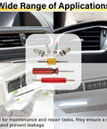 Pro Grade 39 Piece Air Conditioning Valve Core Kit For DIY Techs shown with HVAC systems and tools.