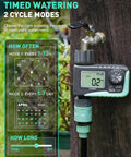 Programmable Sprinkler Timer For Garden Hose And Soaker Hose, Outdoor Digital Irrigation Timer With Rain Delay on tap