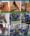 No Nonsense Heavy Hitter Electric Brushless Circular Saw With Water Pump Cooling And 290Mm Cut Depth for masonry cutting in action.