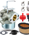Drop In Replacement Carburetor For Tecumseh 640152A 640023 640051 640140 640260B 8 10 HP Snow Blower Mower And Generator Includes 33268 Air Filter Spark Plug Kit