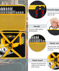 Heavy Duty Carry Case For DEWALT 20V Max XR Jig Saw DCS334B DCS335B Case Only with elastic bands and mesh storage.