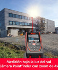 D5 Laser Distance Meter With Bluetooth 650 Ft Range Built In Pointfinder Camera 4X Zoom Remote Measuring on construction site