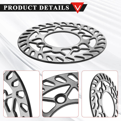 190mm Front Brake Disc Rotor With Pad Kit For 110cc 125cc 150cc Pit Pro Trail Quad Dirt Bike ATV Buggy, 3.7mm thick