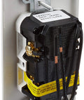 Back view of Arc Fault Switch Combo, 15 Amp AFCI With Self Test And LED Indicator, White AFSW1-W showing internal wiring.