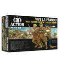 Box cover of Bolt Action French Army Starter Army 1 To 56 Scale Tabletop Miniatures Plastic Paintable WWII Soldiers Set