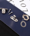 Top Shelf Quarter Turn Fasteners 15 Pack, Rock Solid Zinc Alloy Canvas Twist Locks For Outdoor Gear, includes screws and washers.