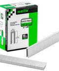 Kickass 18 Gauge 7/8 Inch Narrow Crown Staples Shock Resistant in a box with open staple strips for upholstery jobs.