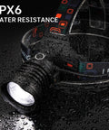 Rechargeable Ridiculously Bright Headlamp 99000 Lumens Two Pack With 3 Modes And 90 Degree Adjustable Beam IPX6 Waterproof
