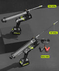 Electric Grease Gun For Industrial Use And Auto Maintenance, Pro Grade 24V Lithium Battery, dual power mode, with accessories