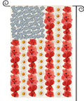 Colorlife Myosotis Poppy Memorial Day Garden Flag 12x18 Inch Double Sided Outdoor Yard Flag For Patriotic American Pride Decor