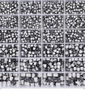 1520Pcs SMD Electrolytic Capacitor Kit With 36 Values From 1uF To 1000uF Aluminum Storage Box Pro Grade Gear