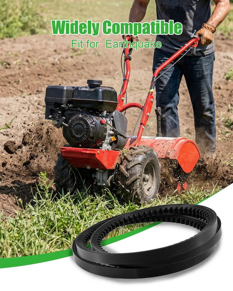 Drive Belt Replacement For Trimmer 60005003, 3L Tooth HB, 10 X 1160 Mm in foreground with lawn trimmer in use
