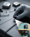 Fifty Black Push Lock Pins For Media Centers And Equipment Panels used for secure panel mounting in electronics.