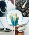 Foam Tip Cleaning Swab Kit With 9 Types And 33 Pcs For Cameras Lenses Optical Instruments Electronics Inkjet Print Heads And Car Detailing Lint Free Residue Free Cleaning For Hard To Reach Corners used on camera, keyboard, printer and earbuds