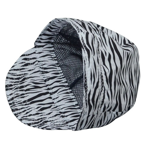 Welding Cap With Pure Cotton Mesh Liner For Welders, Breathable Cotton Cap In Zebra Color, XL Fit displayed on side