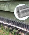 Sturdy Galvanized Hardware Cloth Wire Mesh Roll 4In X 20Ft Chicken Wire Fence for garden fencing under shed